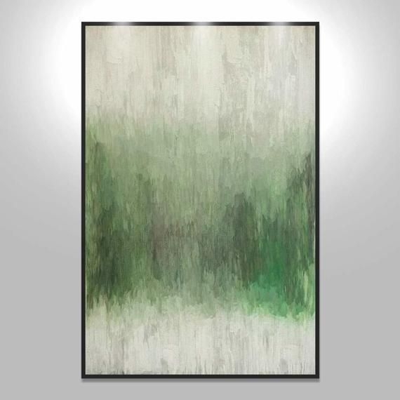 SIGNWIN Framed Canvas Wall Art Abstract Oil Painting Canvas Prints Modern Home Artwork Decoration fo