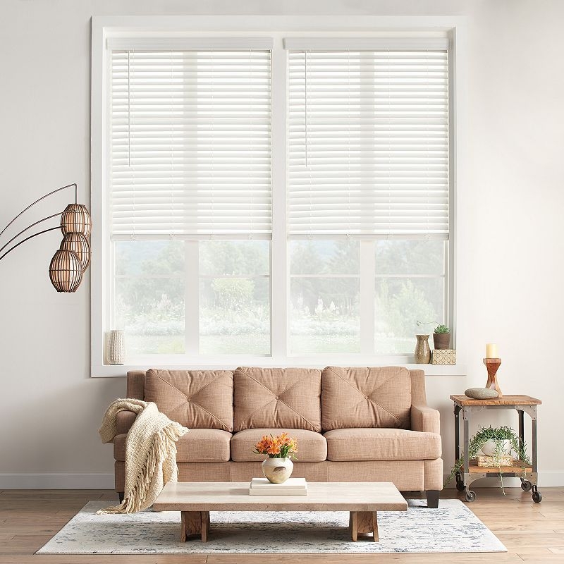 Sonoma Goods For Life White Faux Wood Blind, 20.5X84
