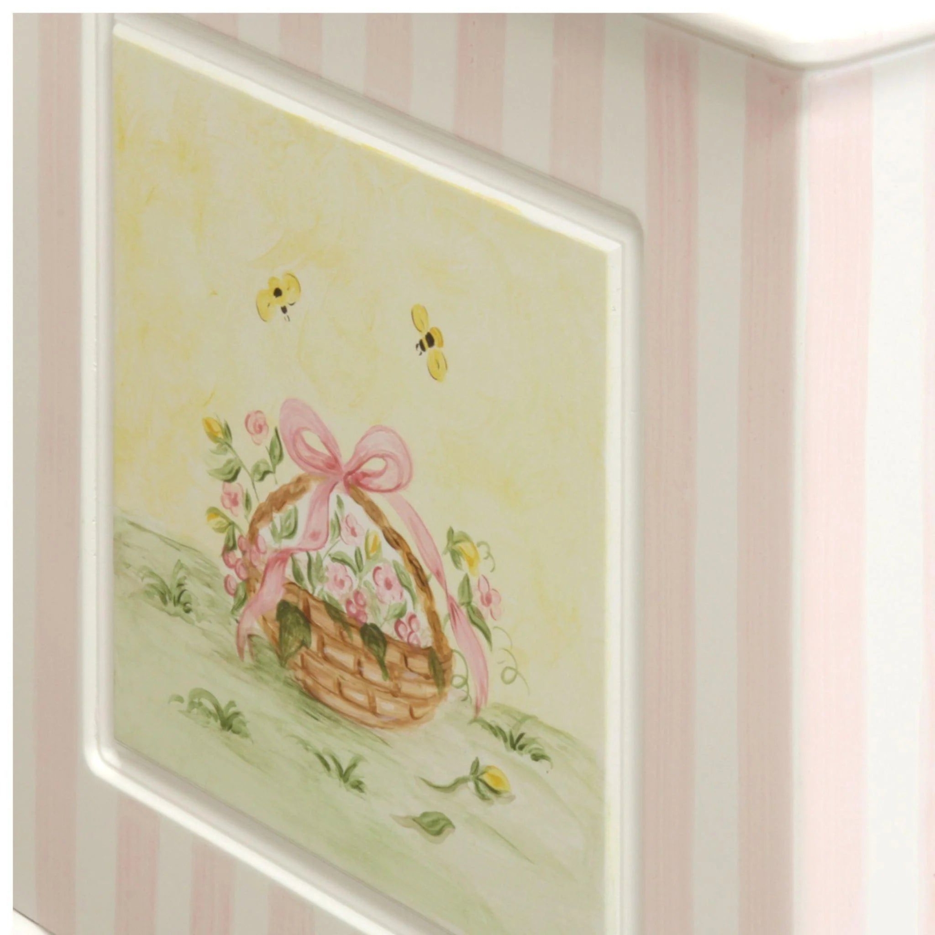 Toy Chest with Tea Party Design