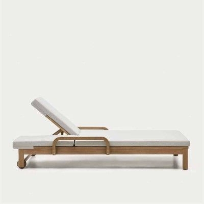 Transat double Sonsaura en bois d'eucalyptus FSC 100 % - KaveHome