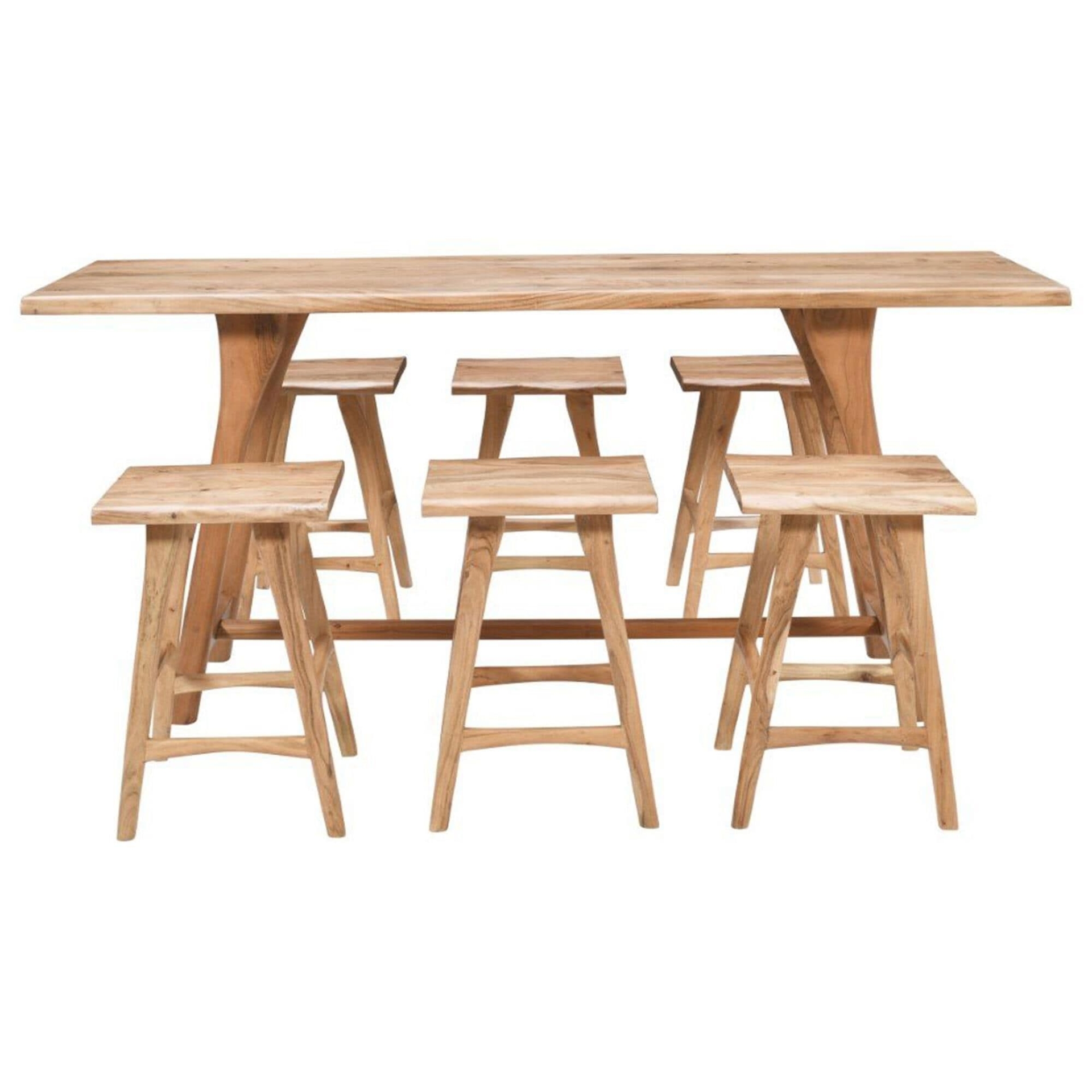 Waltham Sedona 24" Wood Stool Only in Natural | Nebraska Furniture Mart