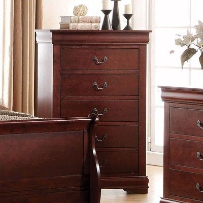 31" Louis Philippe Chest Cherry - Acme Furniture