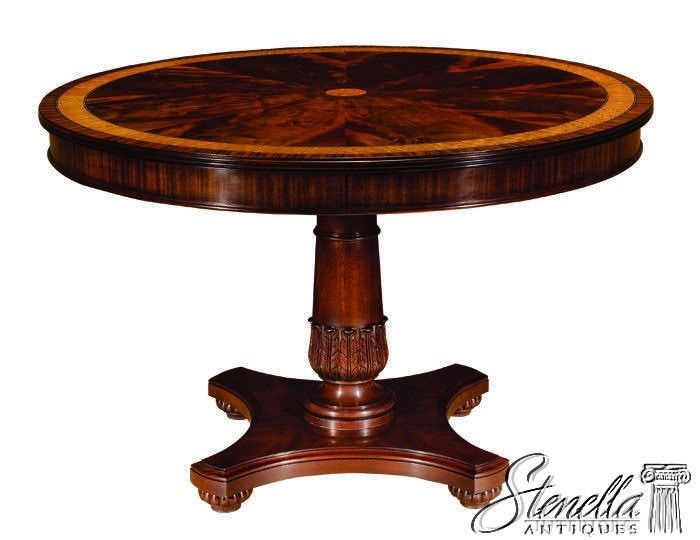 55134: HENKEL HARRIS Round Mahogany Center Table Model #2200