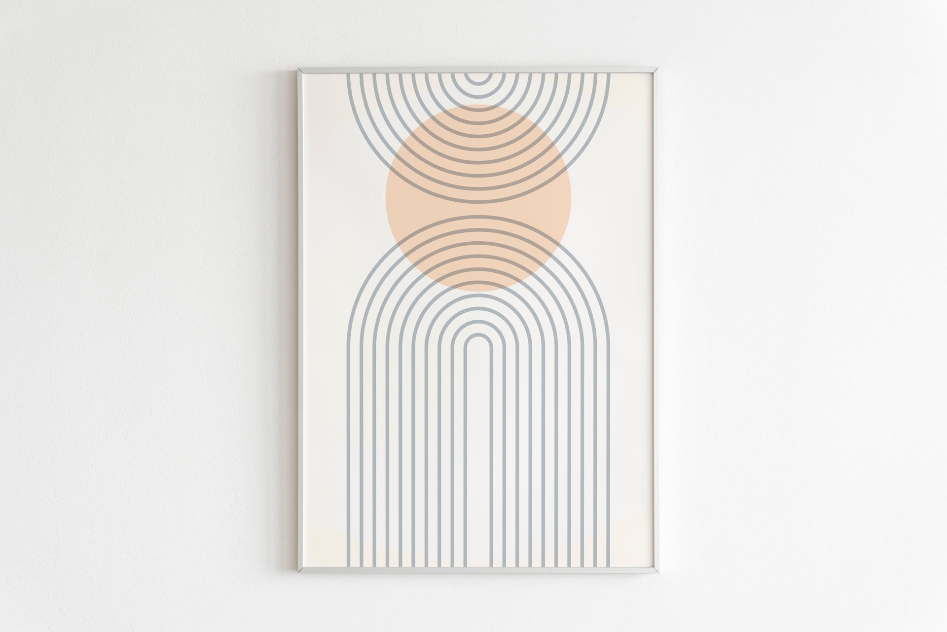 Abstract Rainbow Art Printable Wall Art Digital Print Neutral Wall Art Boho Home Decor Abstract Art Print Instant Download Minimalist Poster