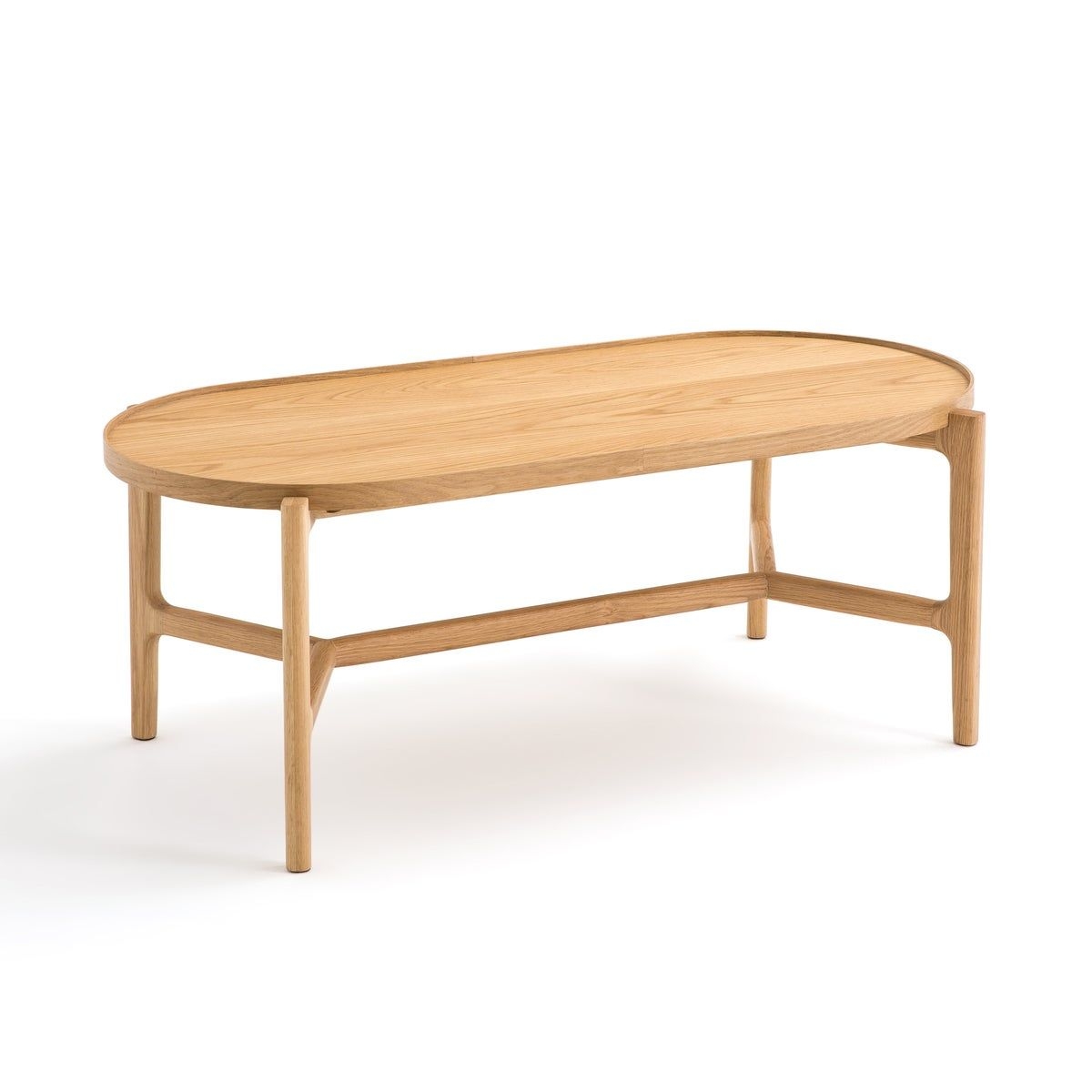 Alyasa Oval Oak Coffee Table