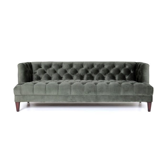 Bank Vogue velvet-Groen