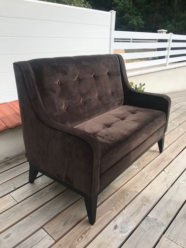 Banquette en velours