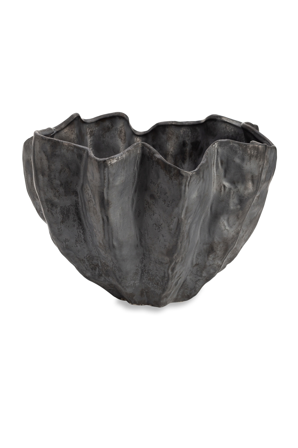 Black Textured Ceramic Vase | Liang & Eimil Gaia II