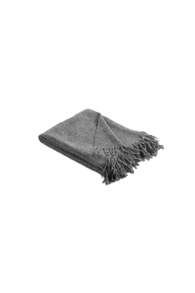 Boucle Alpaca Throw - Boucle Light Grey / 57 X 71