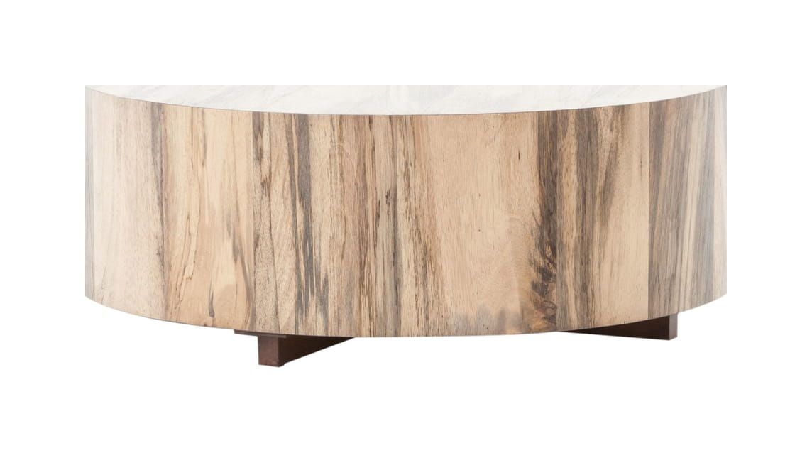 Coco II Coffee Table - Finish: Spalted Primavera