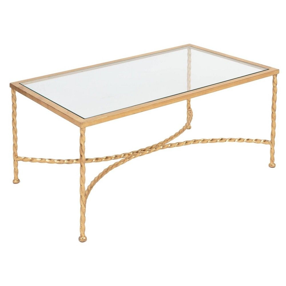 Coffee Table Gold Black - Safavieh