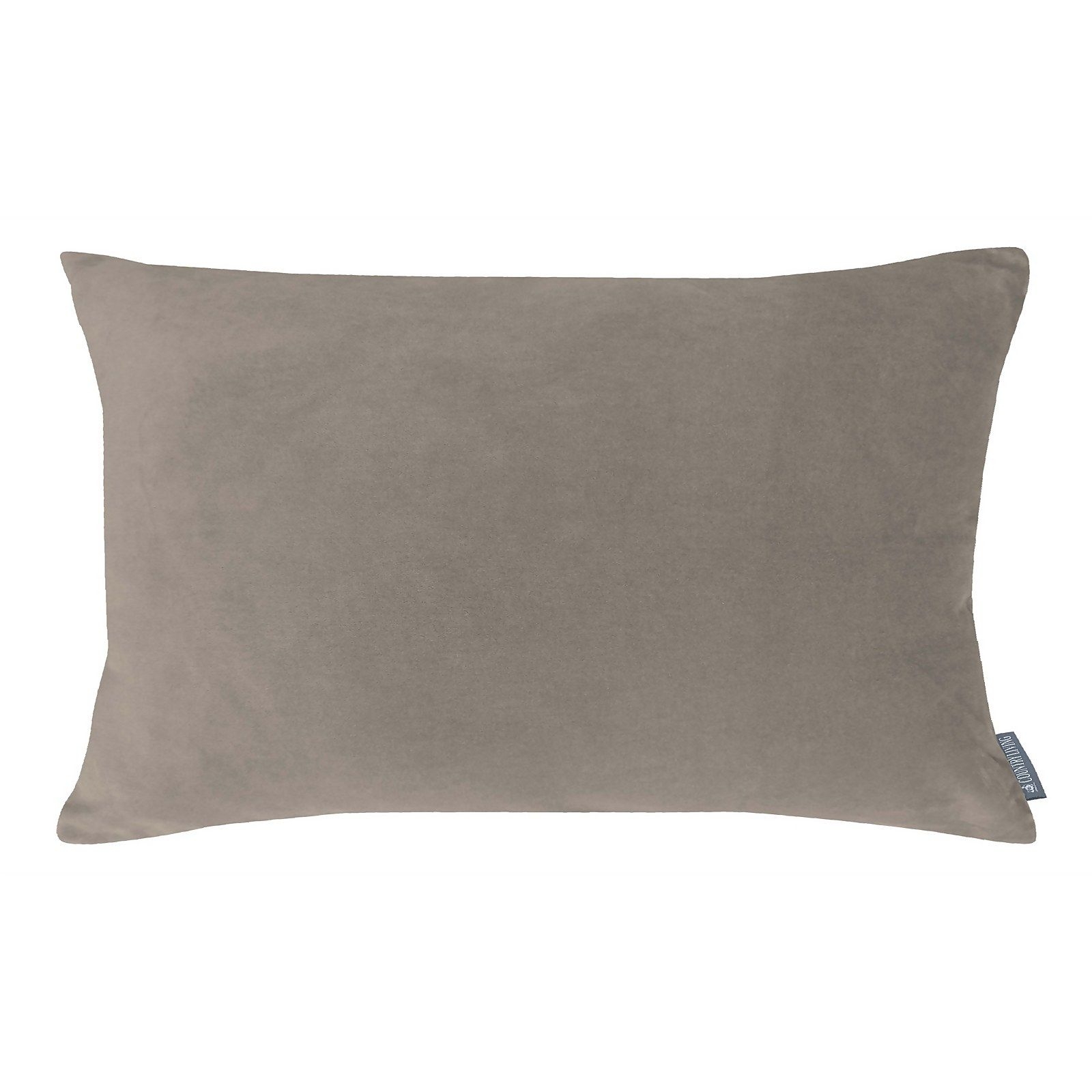 Country Living Velvet Linen Cushion - 30x50cm - Latte Natural