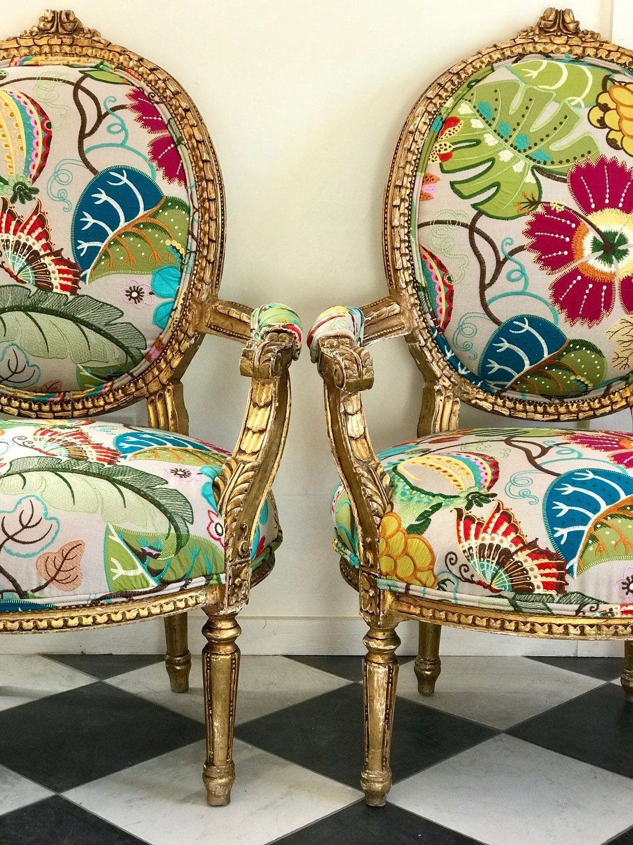 Customizable French Chair: Ready for Your Special Fabric