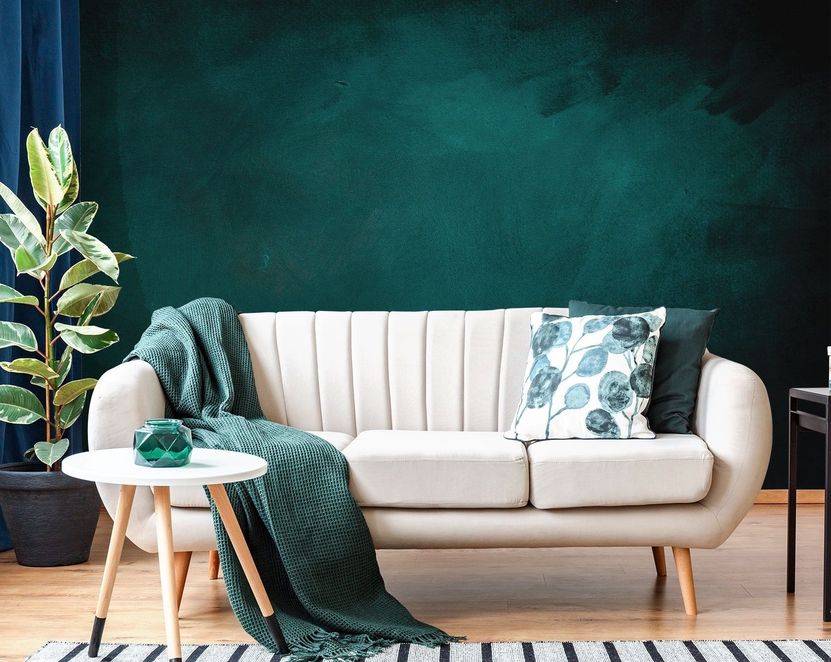 Dark green abstract wallpaper, Wall Mural, Removable Wallpaper, Self Adhesive, Peel and Stick, Wall Decor