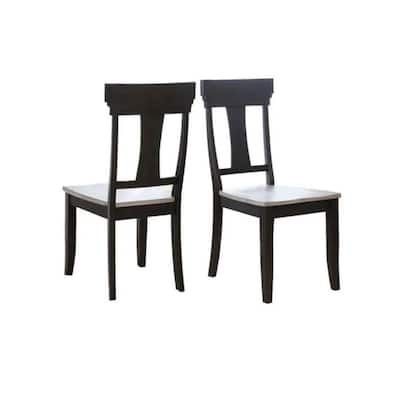 DEVON & CLAIRE Archwood Farmhouse Dining Chair, Set 2, Brown