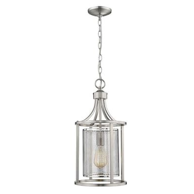 Eglo De Velde 1-Light Matte Nickel Chandelier