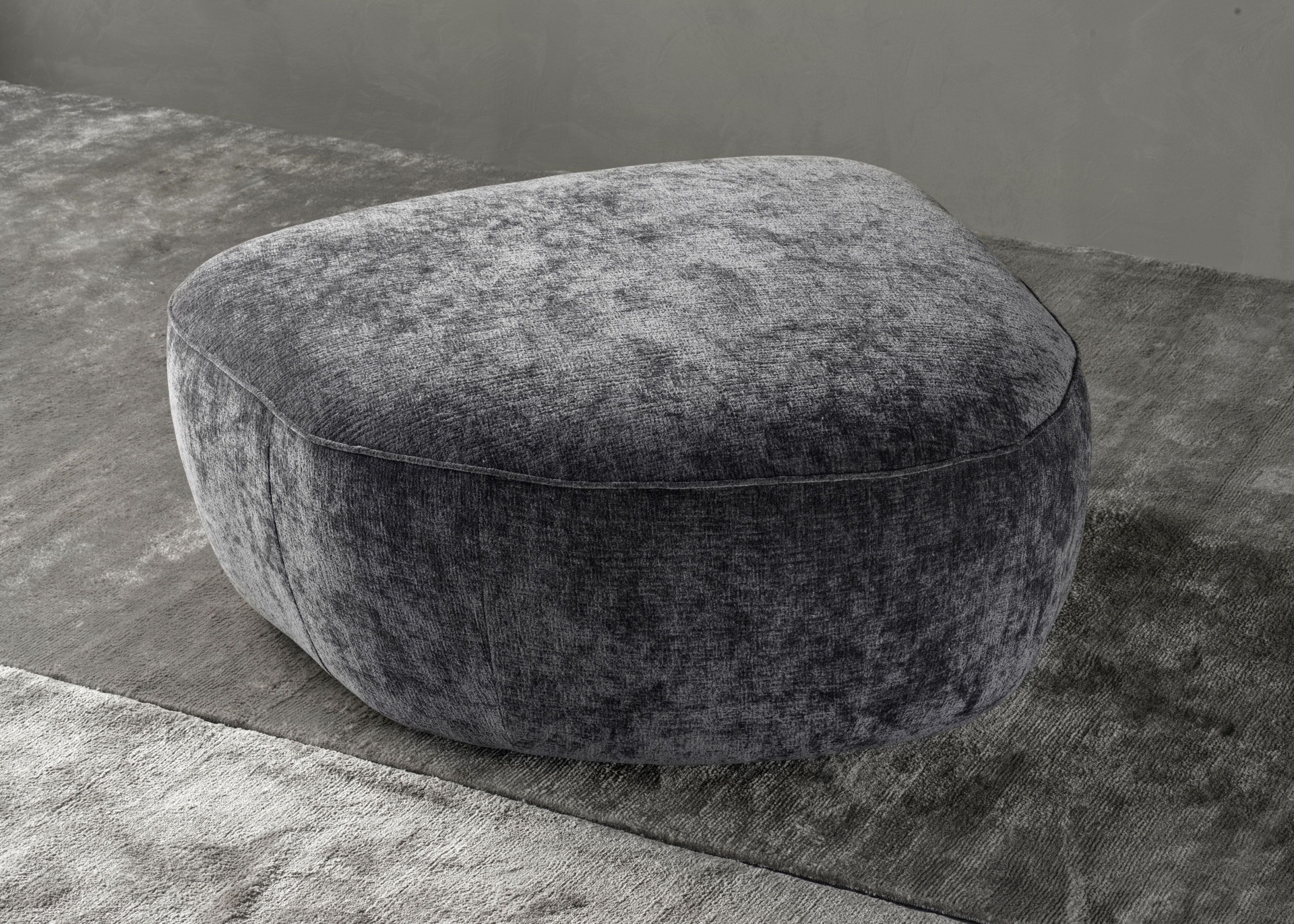furninova Hocker "Bubble", komfortabel durch Memoryschaum, im skandinavischen Design