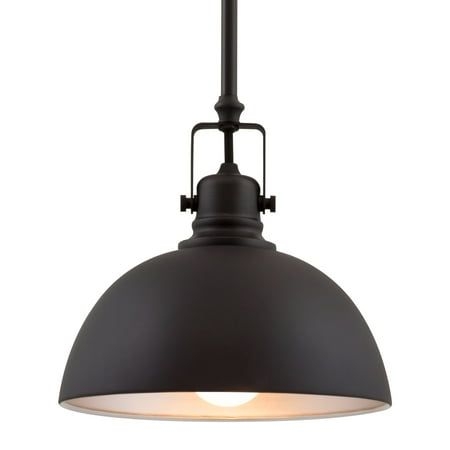 Kira Home Belle 9" Contemporary Industrial Pendant Light, Adjustable Length + Shade Swivel Joint, Oil-Rubbed Bronze, Size:9.25" x 8.5" x 9.25"