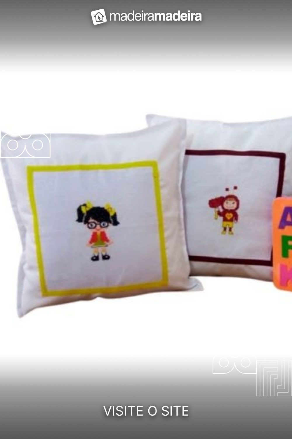 Kit Infantil Almofada Star Wars e Tapete EVA 3 peas