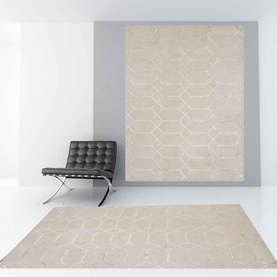 Koko Silver Rug - 230 x 160cm