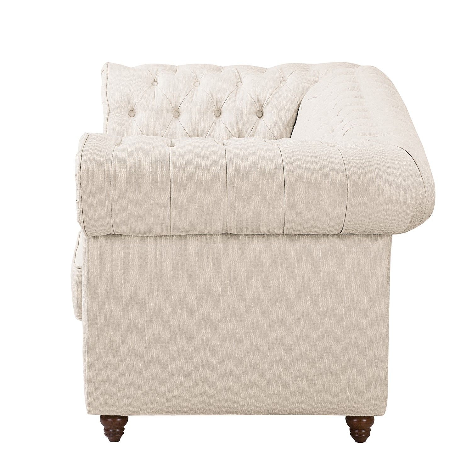 Maison Belfort Sofa Pintano 2-Sitzer Beige Webstoff 172x77x92 cm