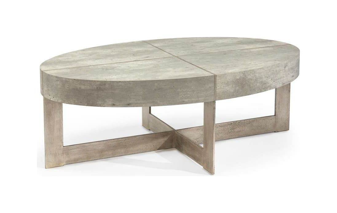 Marimo Cocktail Table - Color: Silver, White