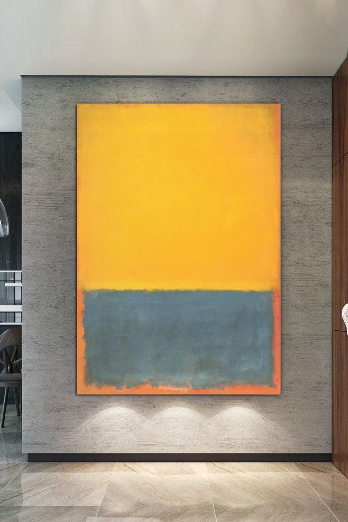 Mark Rothko Canvas Set of 3 Abstract Wall Art Modern Home Decor,Modern Wall Decor,Abstract Art,Minimalist Painting,American Rothko,Rothko