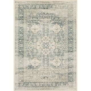 Mohawk Home Kolab Distressed Ornamental Area Rug (2' X 3'), Gray