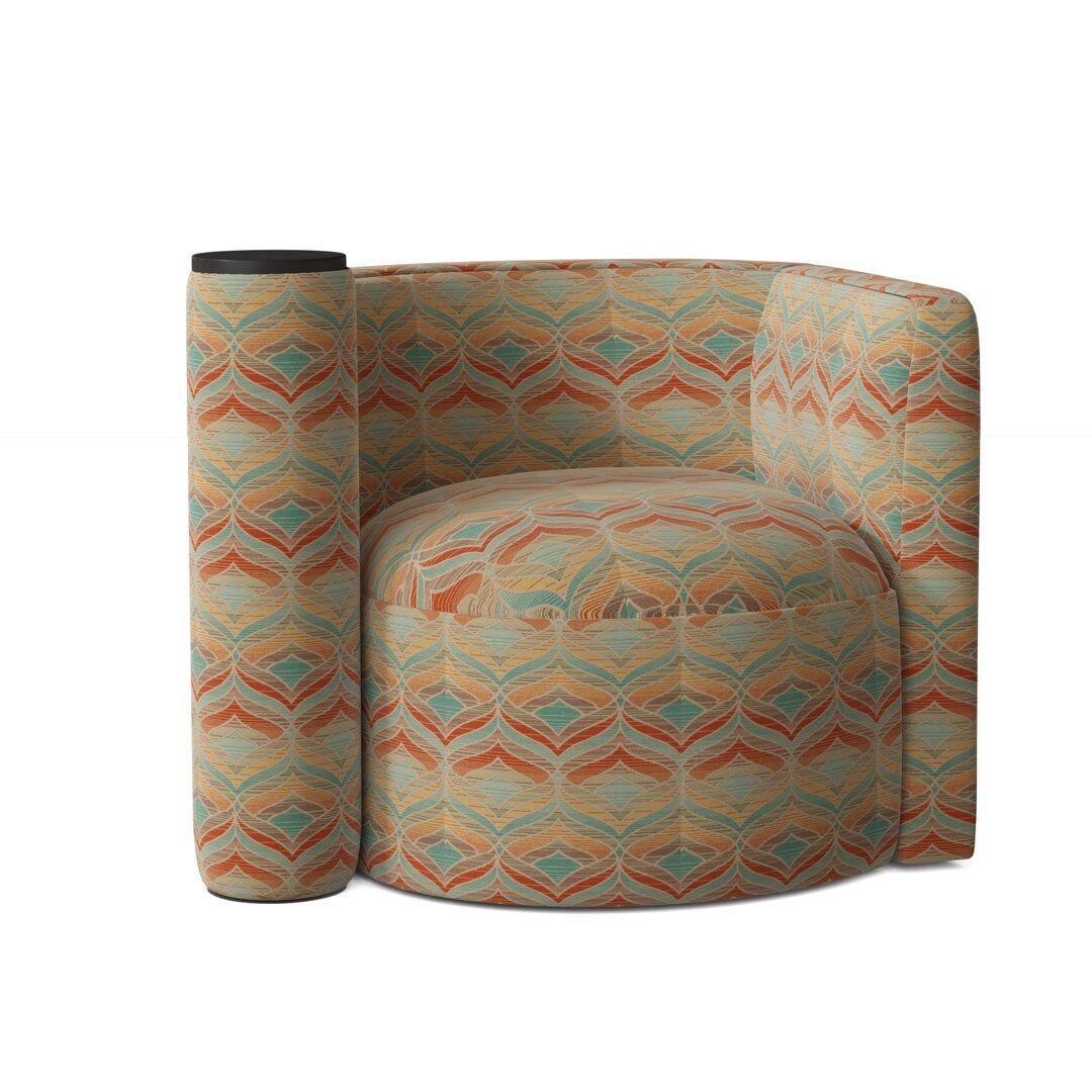 Naomi 38" Wide Barrel Chair