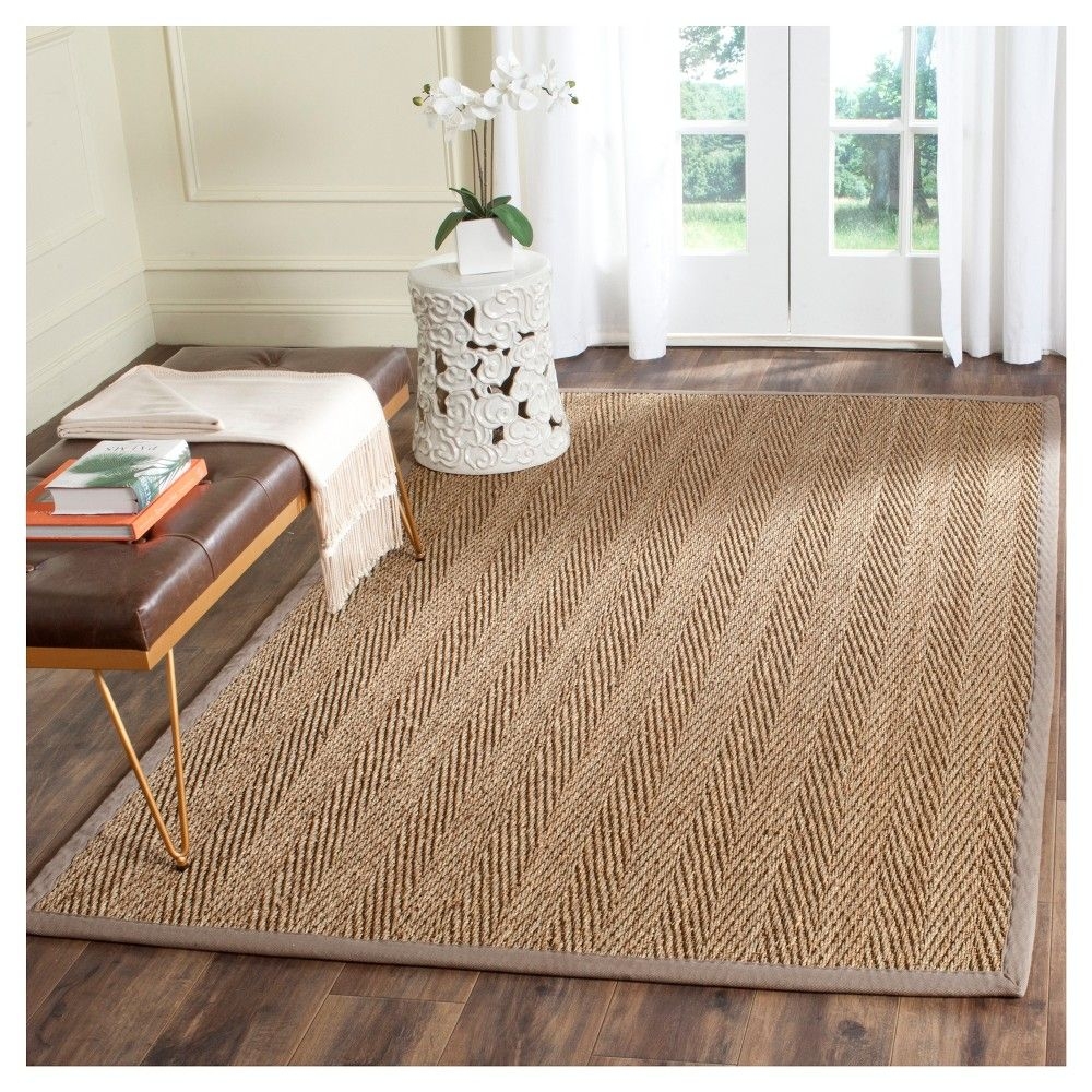 Natural Fiber Rug - Natural/Gray - (4'x6') - Safavieh
