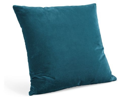 Room & Board | Modern Velvet Throw Pillow in Peacock Blue 24w 4d 24h