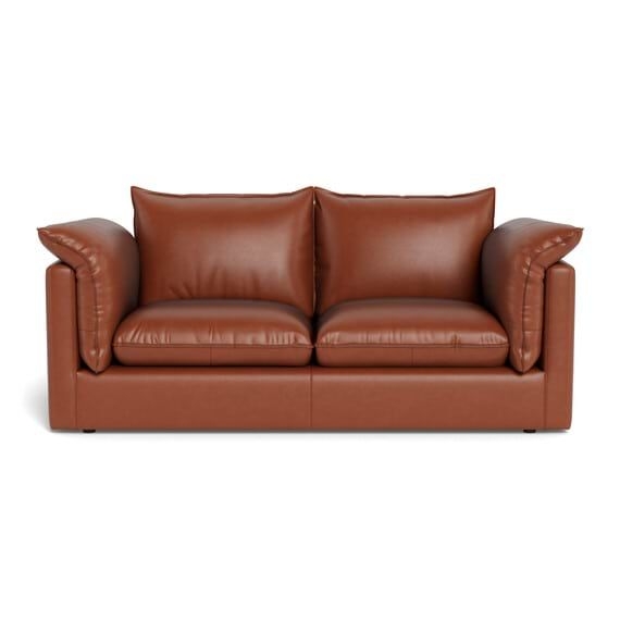 SORRENTO Leather Sofa Pecan by Freedom