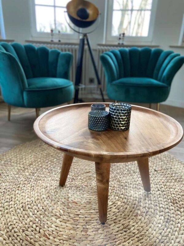 Table basse ronde