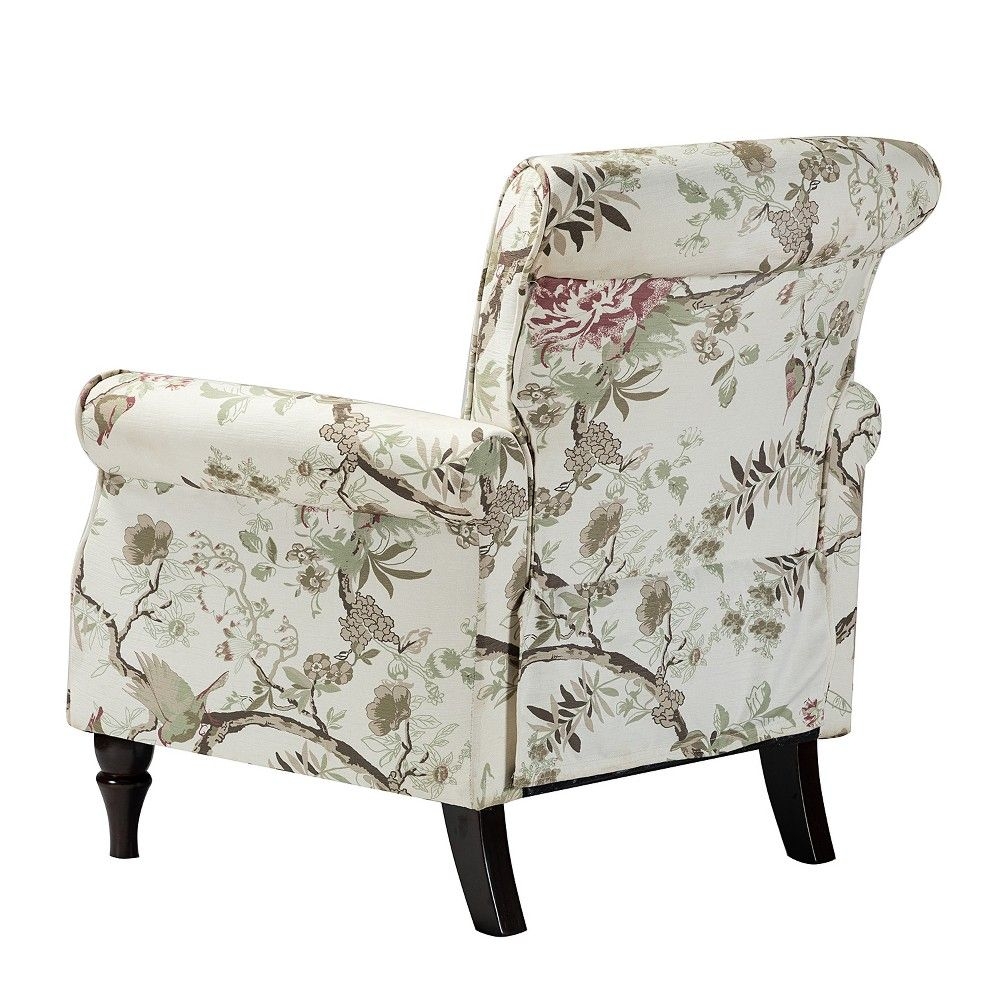 Upholstered Assunta Armchair with Nailhead Trim | Karat Home