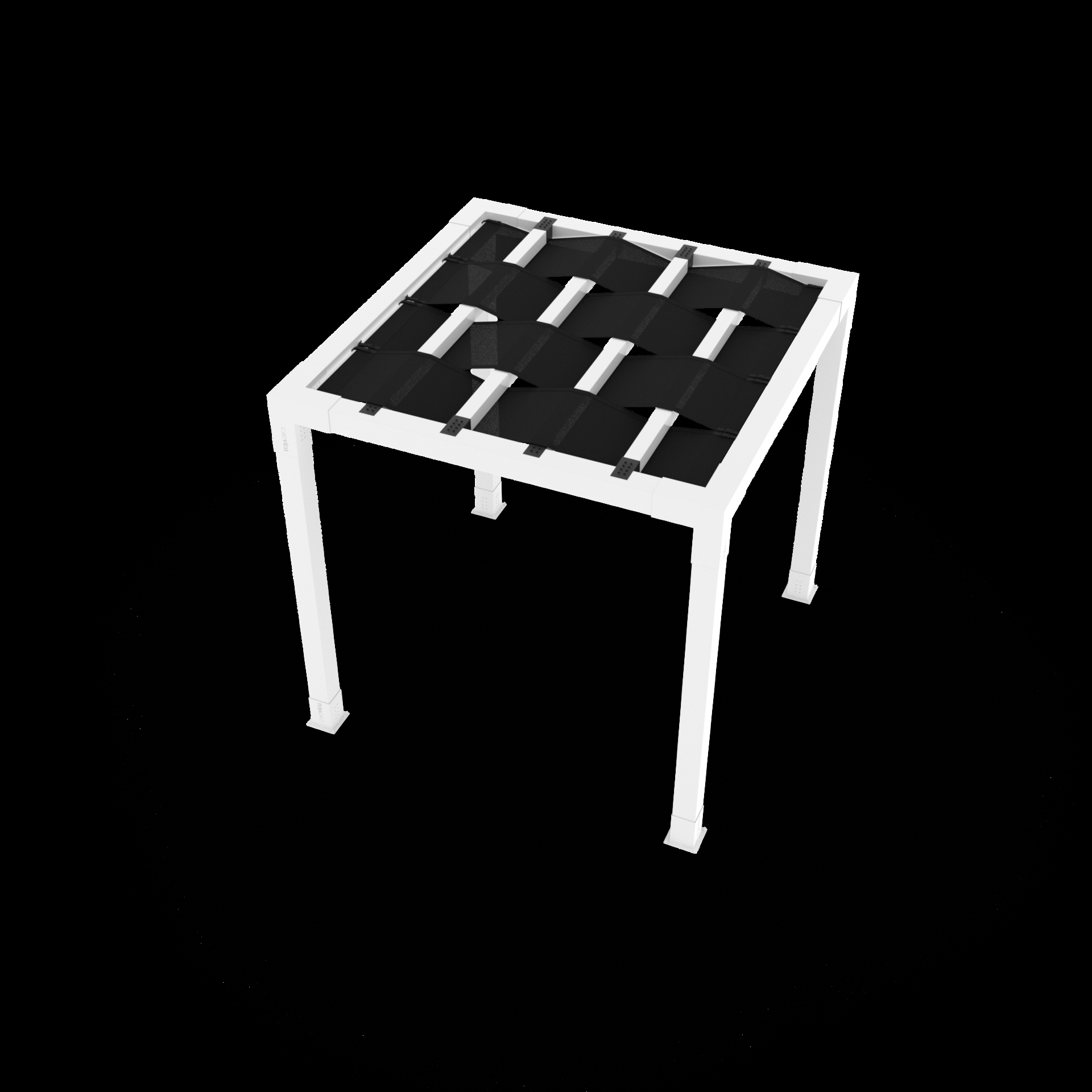 Wave Shade Top Kit - 8' x 8' / BLACK