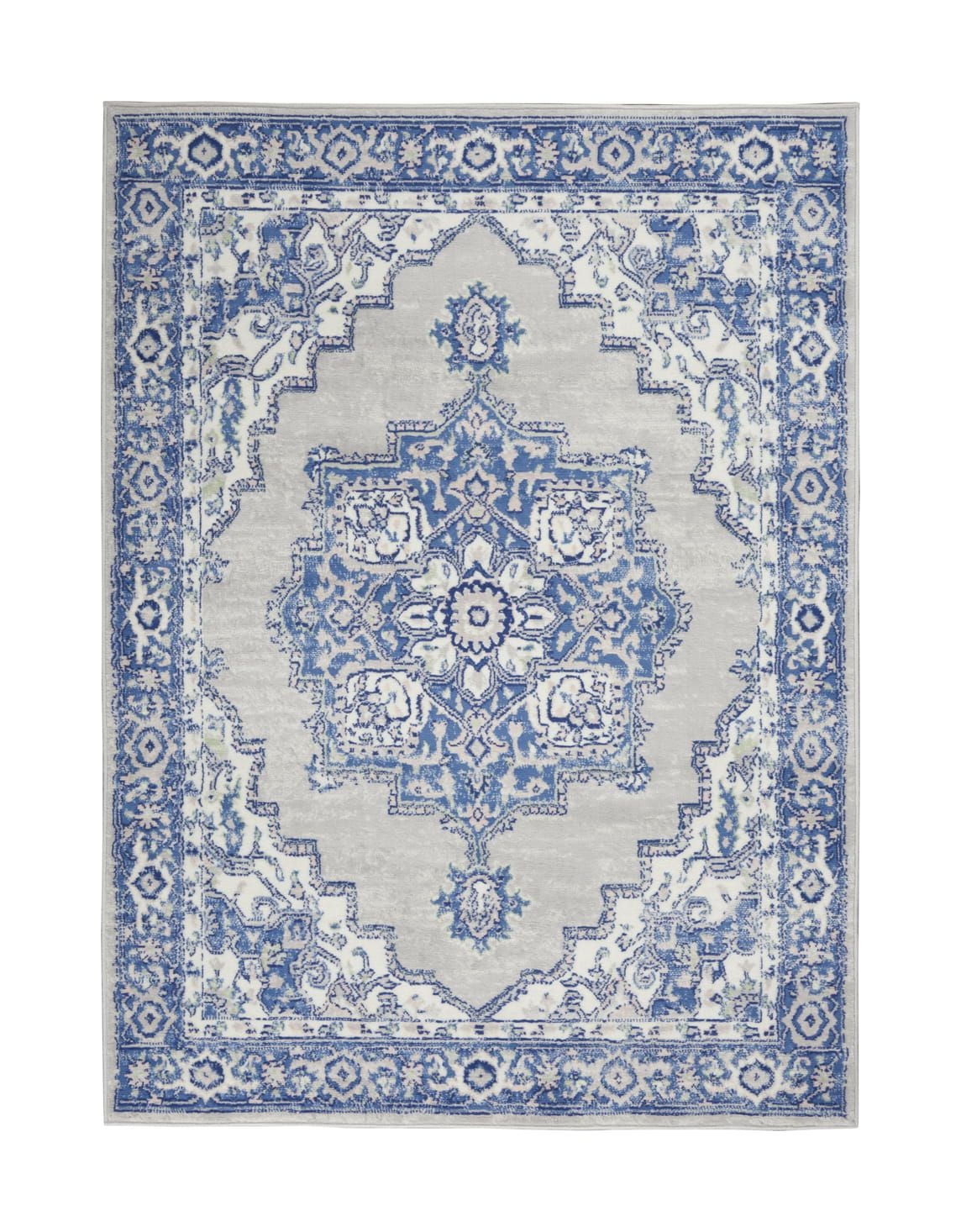 WHS03 Rug - Color: Gray Blue; Size: 6' x 9'