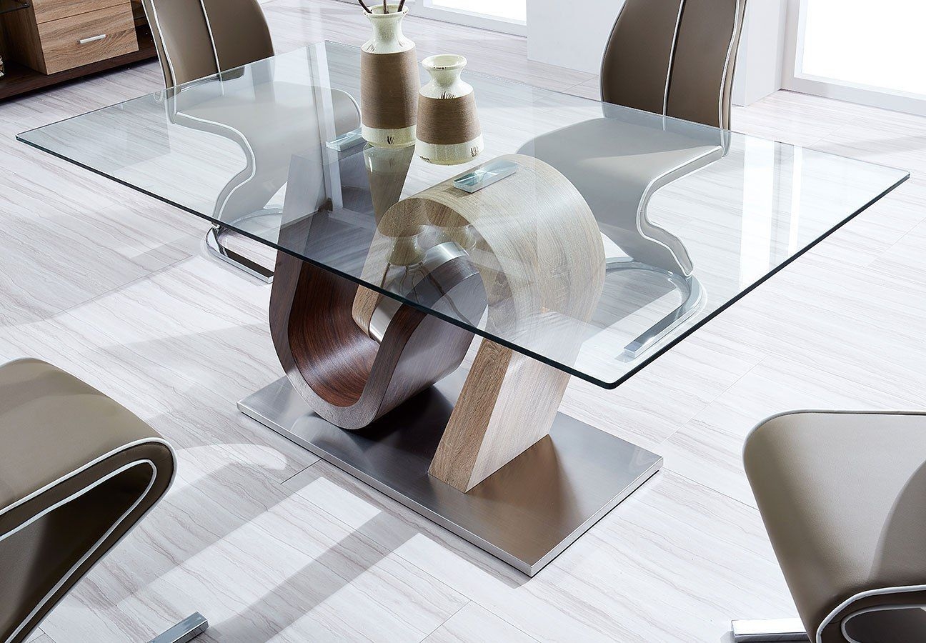 D4126 Dining Room Set (Oak and Walnut) by Global Furniture