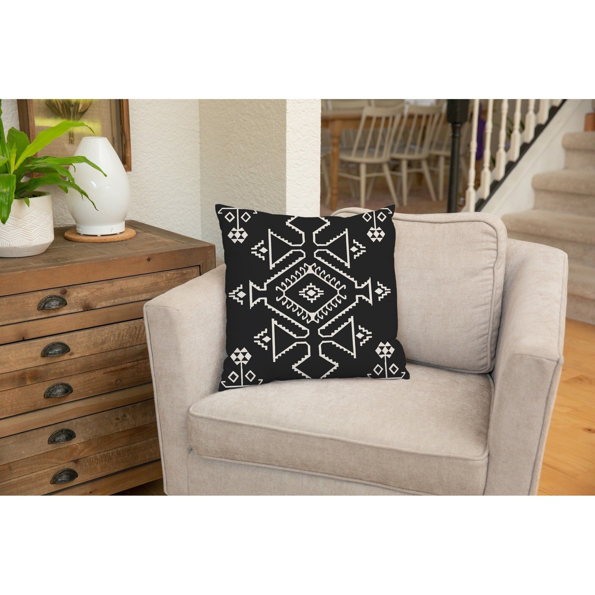 DELILAH CHARCOAL Accent Pillow By Kavka Designs
