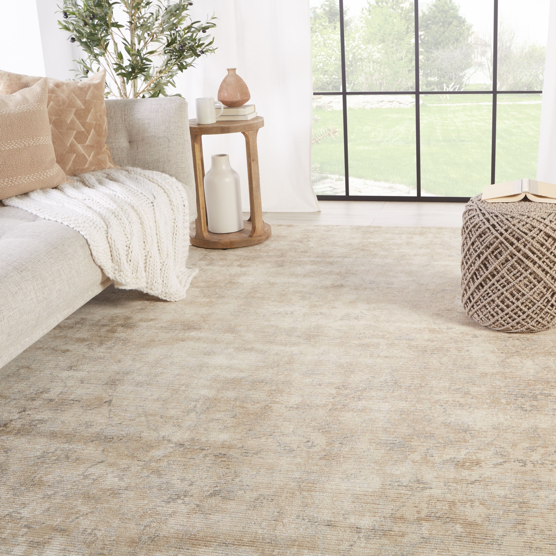 Jaipur Living Sabella Rug - Color: Beige, Gray; Size: 5' x 8'