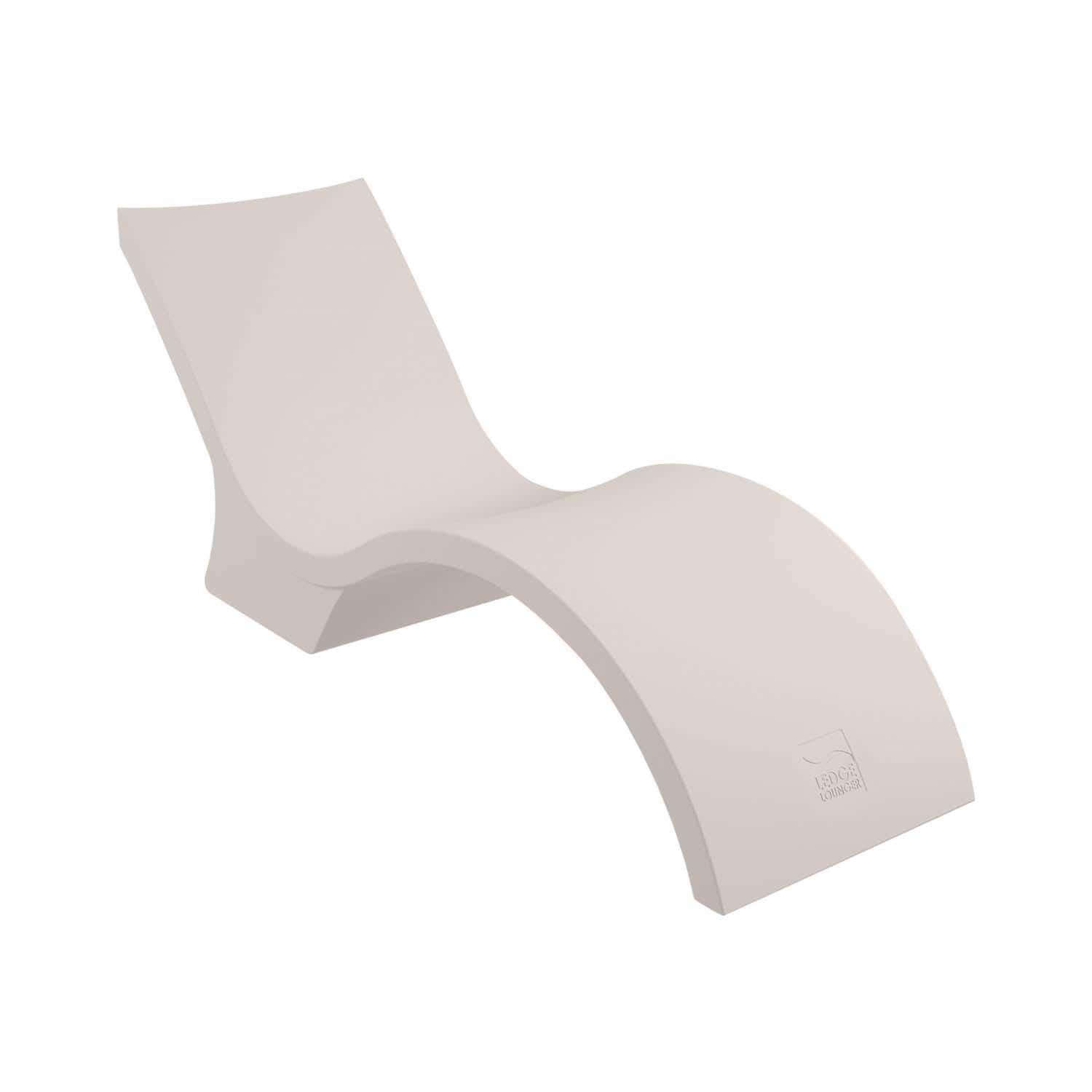 Ledge Lounger Signature Deep In Pool Chaise Lounge - Cloud - LL-SG-CD-CL
