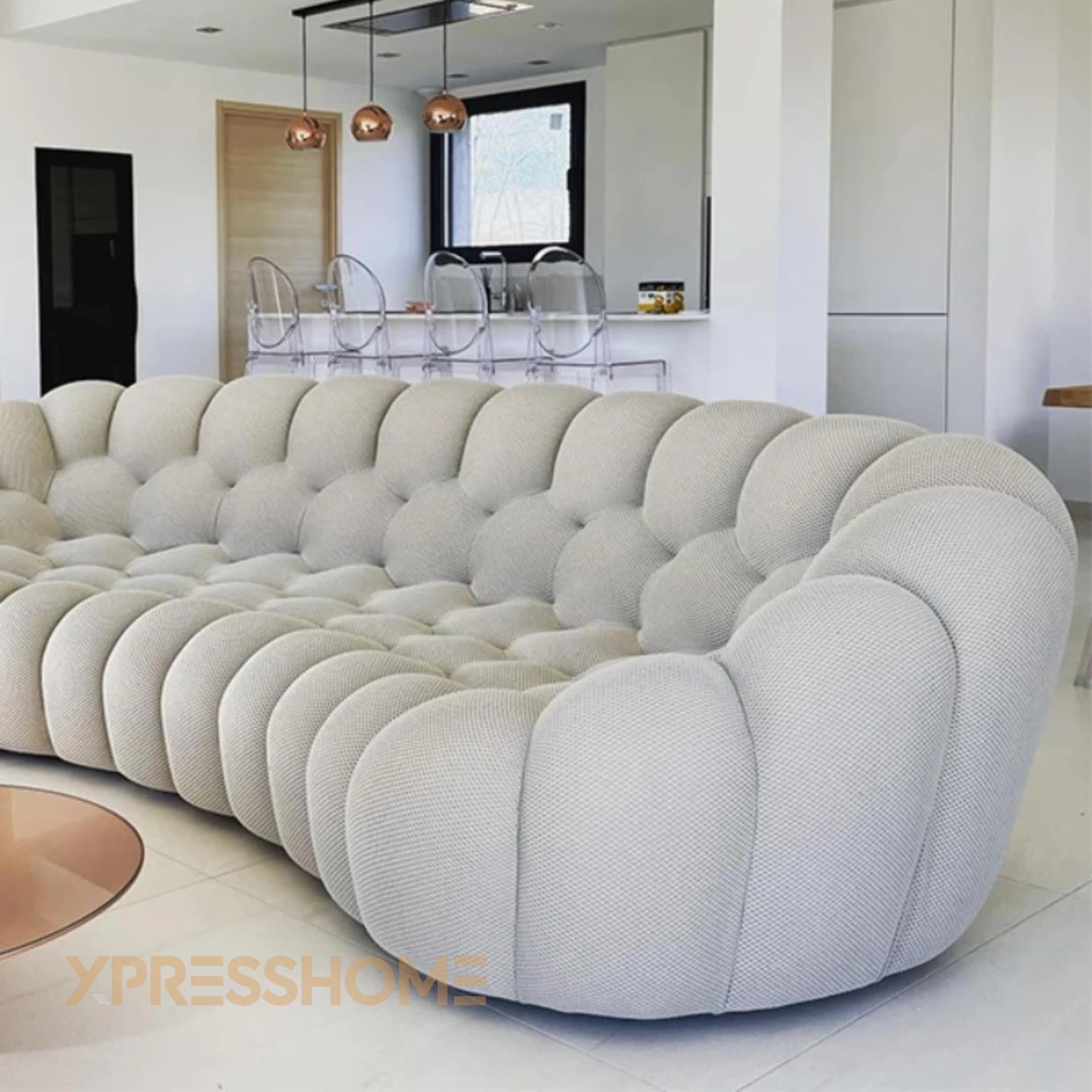 Modern Bubble Cloud Sofa Couch | Fashion Couch For Bedroom | Foam Upholstered Sofa | Luxury Couch