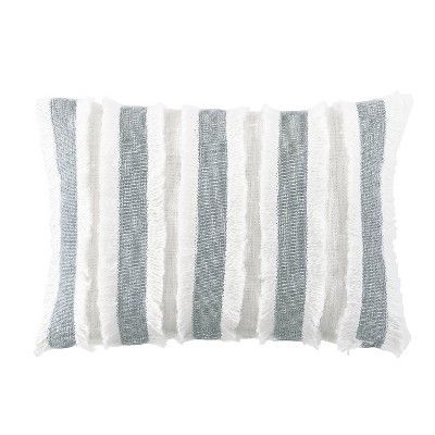 14"x20" Mona Lumbar Throw Pillow Gray - Crescent & Starlight