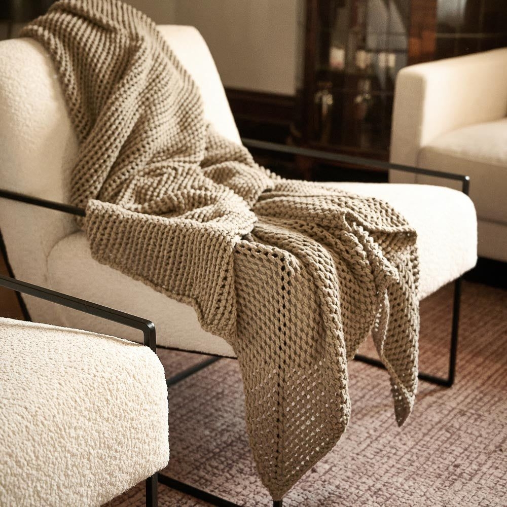 Abrazo Throw - Natural - Natural / 225x140cm
