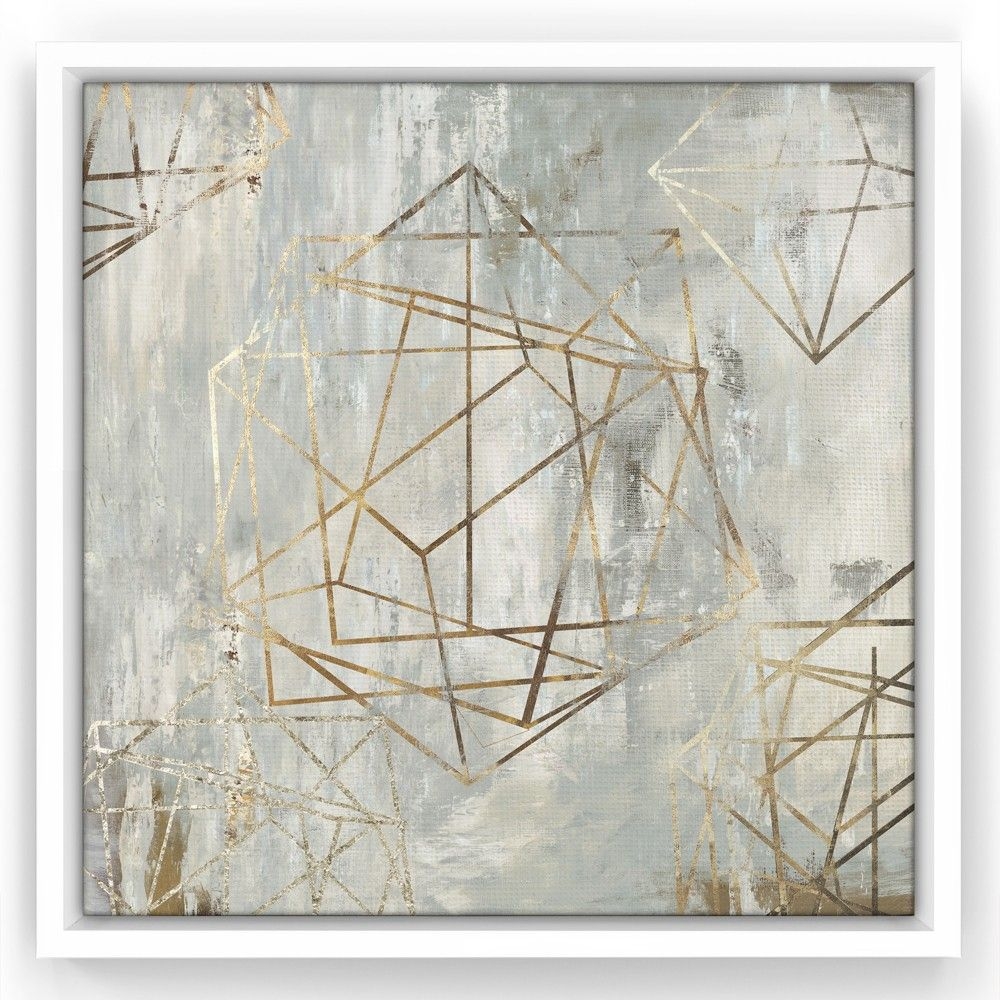 Americanflat - 12x12 Floating Canvas White - Elements by PI Creative Art