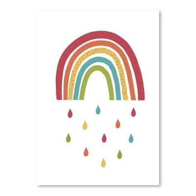 Americanflat - Rainbow 1 by Lisa Nohren - 8"x10" Poster Art Print
