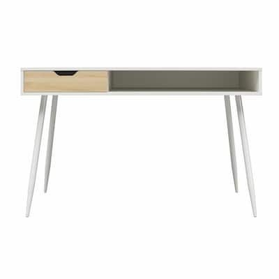 Ameriwood Home Malone Writing Desk, White
