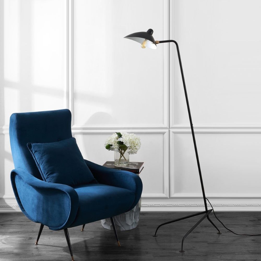 Andersen 62 Iron Retro Minimalist LED Floor Lamp - Black