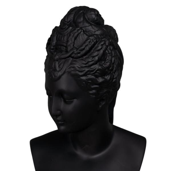 Buste Dcoratif Femme Mdival Noir