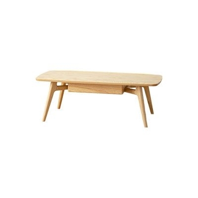 Corrigan Studio Modern simple solid wood coffee table Wood in Brown | 17.2 H x 49.2 W x 24.4 D in | Wayfair