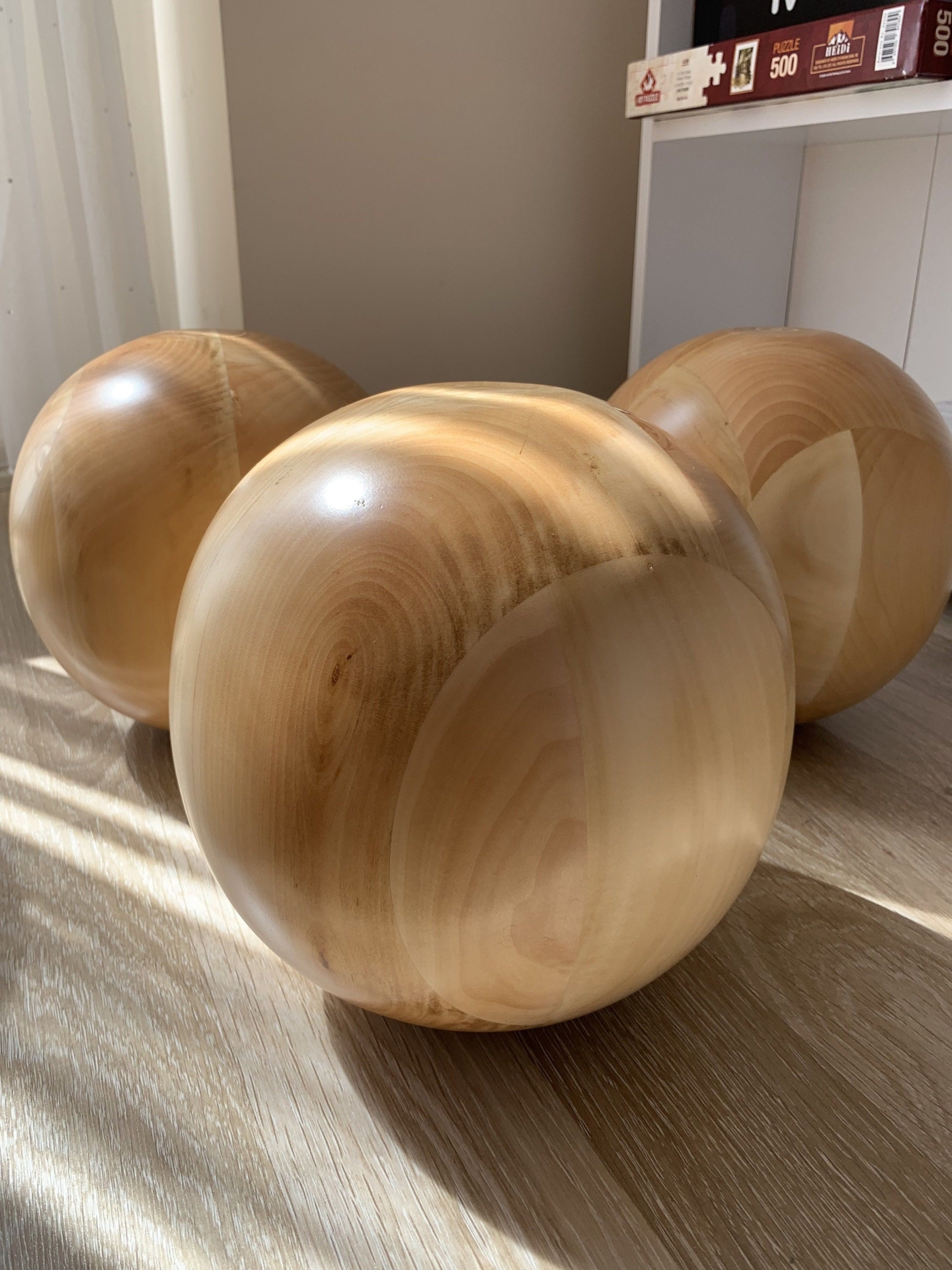Decorative wood balls, Round solid wood bed leg, Wooden sofa feet, Luxury sphere feet, Furniture feet wood ball, Wooden table leg